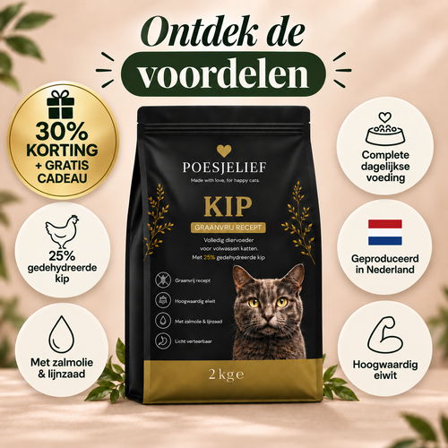 Premium Kat Graanvrij Kip